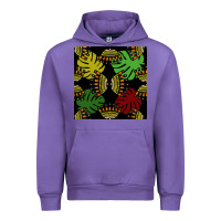 Tulip african and leaf seamless pattern Urban Hoodie - BundleAndBundleShop