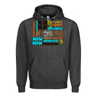 Charcoal Heather maw maw Zipper Hoodie - AdoDesignShop