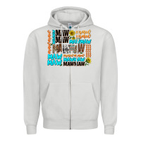 Dove Grey maw maw Zipper Hoodie - AdoDesignShop