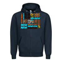 Navy maw maw Zipper Hoodie - AdoDesignShop