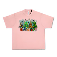 Christmas Trees With Hockey Urban Heavy Tee | Teevron