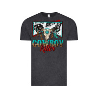 Vintage Black cowboy killer Vintage Tee - texasbilliewilder