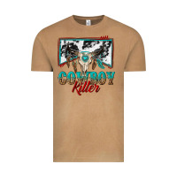 Vintage Camel cowboy killer Vintage Tee - texasbilliewilder