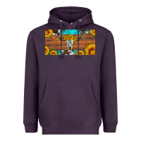 Plum longhorn bull skull license plate Heavyweight Hoodie - Artiststas