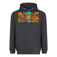 Smoke longhorn bull skull license plate Heavyweight Hoodie - Artiststas