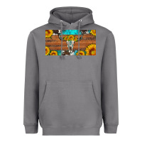 Storm longhorn bull skull license plate Heavyweight Hoodie - Artiststas