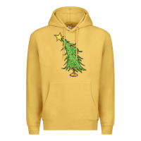 Antique Gold trendy christmas tree Premium Hoodie - MaliasSmallBusiness