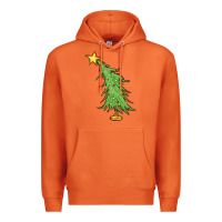 Carrot trendy christmas tree Premium Hoodie - MaliasSmallBusiness