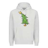Dove Grey trendy christmas tree Premium Hoodie - MaliasSmallBusiness