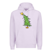 Lilac trendy christmas tree Premium Hoodie - MaliasSmallBusiness