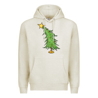 Oatmeal Heather trendy christmas tree Premium Hoodie - MaliasSmallBusiness