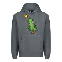 Rock trendy christmas tree Premium Hoodie - MaliasSmallBusiness