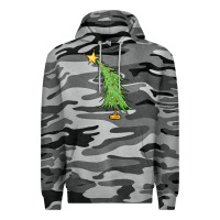 Slate Camo trendy christmas tree Premium Hoodie - MaliasSmallBusiness
