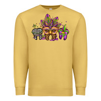 Antique Gold mardi gras teeth dental assistant Premium Sweatshirt - Jasminsmagicworld
