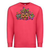 Cardinal mardi gras teeth dental assistant Premium Sweatshirt - Jasminsmagicworld