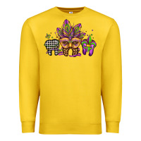 Lemon mardi gras teeth dental assistant Premium Sweatshirt - Jasminsmagicworld