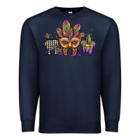 Navy mardi gras teeth dental assistant Premium Sweatshirt - Jasminsmagicworld