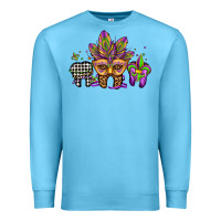 Ocean Blue mardi gras teeth dental assistant Premium Sweatshirt - Jasminsmagicworld