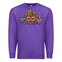 Purple mardi gras teeth dental assistant Premium Sweatshirt - Jasminsmagicworld