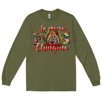 Army Green la mama mos chingona Long Sleeve Tee - CTS Tumbler Store