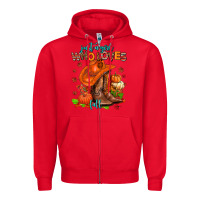 Red jusr a girl who loves fall  cowgirl Zipper Hoodie - AdoDesignShop