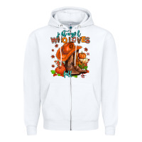 White jusr a girl who loves fall  cowgirl Zipper Hoodie - AdoDesignShop