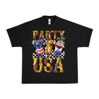 Black party in the usa with leopard Urban Heavy Tee - texasbilliewilder