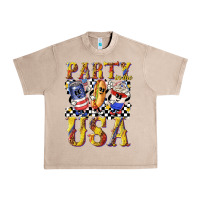 French Oak party in the usa with leopard Urban Heavy Tee - texasbilliewilder