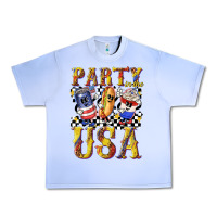Grape Ice party in the usa with leopard Urban Heavy Tee - texasbilliewilder