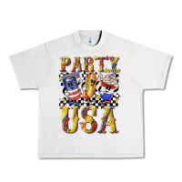 Lunar Rock party in the usa with leopard Urban Heavy Tee - texasbilliewilder