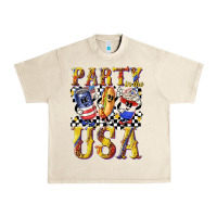 Sandshell party in the usa with leopard Urban Heavy Tee - texasbilliewilder