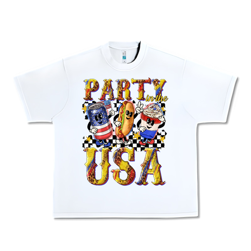 Party In The Usa With Leopard Urban Heavy Tee by texasbilliewilder | Teevron
