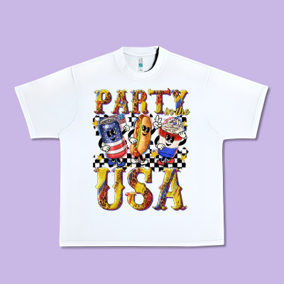 Urban Heavy Tee party in the usa with leopard