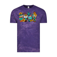 Cloud Purple cross coffee cups Vintage Tee - texasbilliewilder