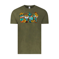 Vintage Olive cross coffee cups Vintage Tee - texasbilliewilder