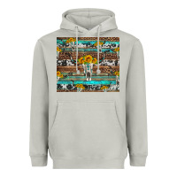 Moon Dust longhorn bull skull cowhide leopard turquoise Heavyweight Hoodie - Artiststas