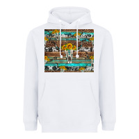 White longhorn bull skull cowhide leopard turquoise Heavyweight Hoodie - Artiststas