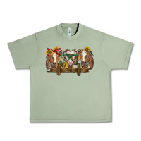 Oil Green western goats Urban Heavy Tee - BarkalooDesign