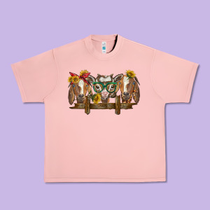 Western Goats Urban Heavy Tee Designed By Barkaloodesign