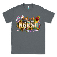 Charcoal Heather school nurse Classic Tee - CowhideDigitalArt