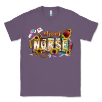 Lavender school nurse Classic Tee - CowhideDigitalArt