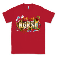 Red school nurse Classic Tee - CowhideDigitalArt