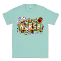 Seafoam school nurse Classic Tee - CowhideDigitalArt