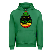 Emerald teardrop african pattern Urban Hoodie - BundleAndBundleShop