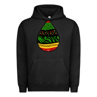 Pigment Black teardrop african pattern Urban Hoodie - BundleAndBundleShop
