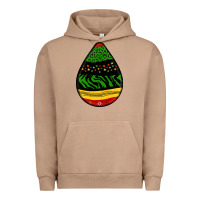 Pigment Burro teardrop african pattern Urban Hoodie - BundleAndBundleShop
