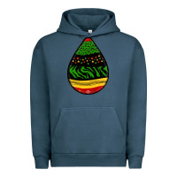 Pigment Midnight Navy teardrop african pattern Urban Hoodie - BundleAndBundleShop