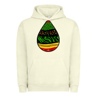 Pigment Pistachio teardrop african pattern Urban Hoodie - BundleAndBundleShop