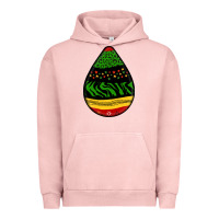 Pigment Salmon teardrop african pattern Urban Hoodie - BundleAndBundleShop