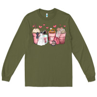 Army Green wedding bride coffee cups Long Sleeve Tee - Zillion Design Studio